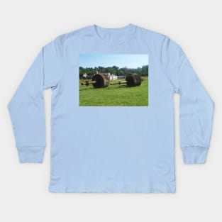 Giant Tractor Wheel Bearings Kids Long Sleeve T-Shirt